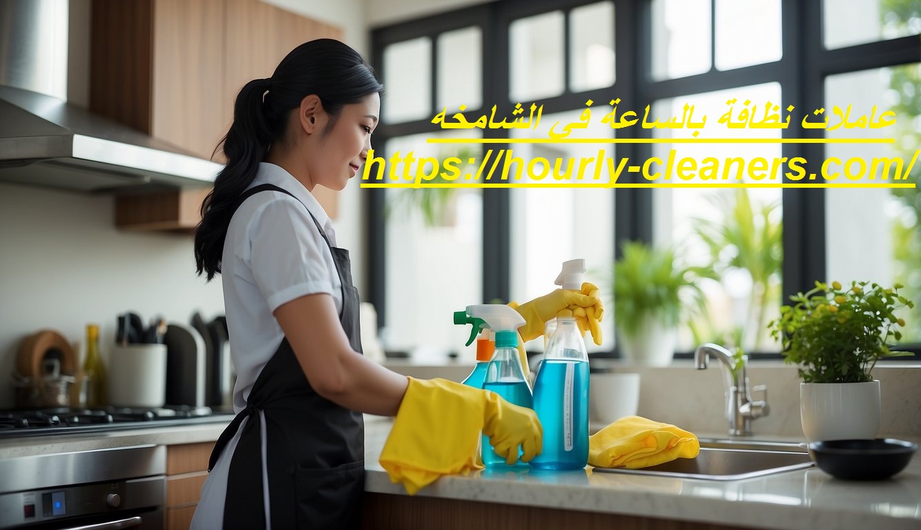 عاملات نظافة بالساعة في الشامخه